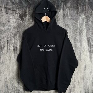 Dominic Fike Out Of Order Tour Sample 2022 Merch Graphic Hoodie Black Size L